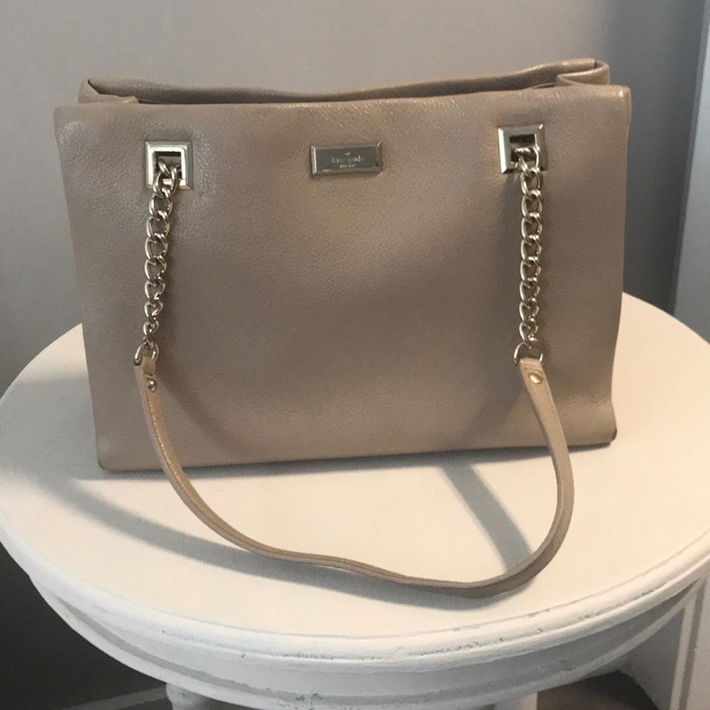 Kate spade leather camel bag